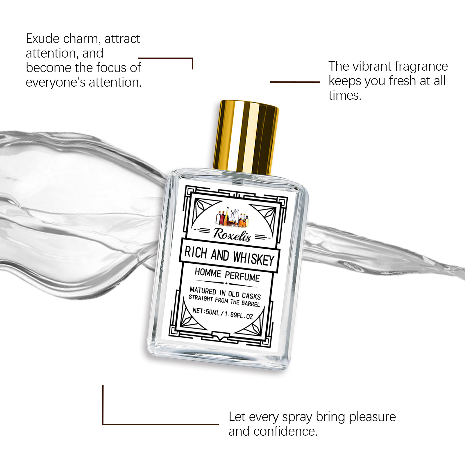 Roxelis 50ml Charm Whisky Herr – Fragrance Perfume For Man Bewertung und Preis